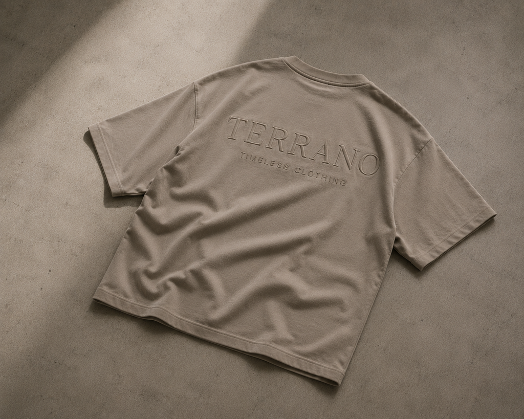 Signature Oversized Tee – Taupe