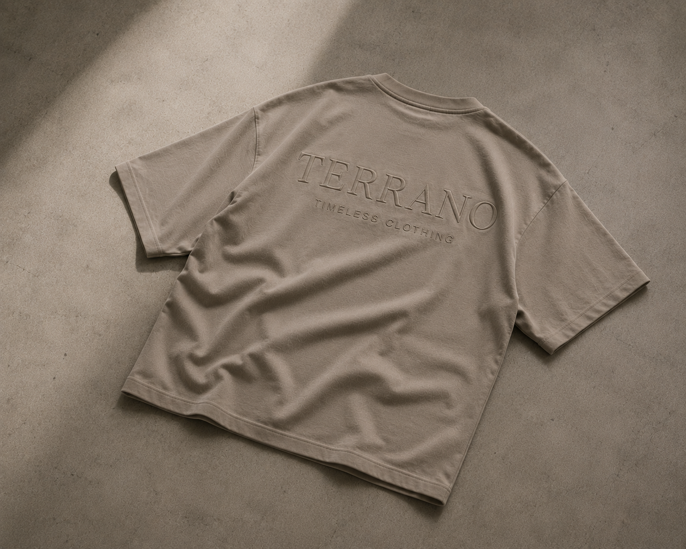 Signature Oversized Tee – Taupe