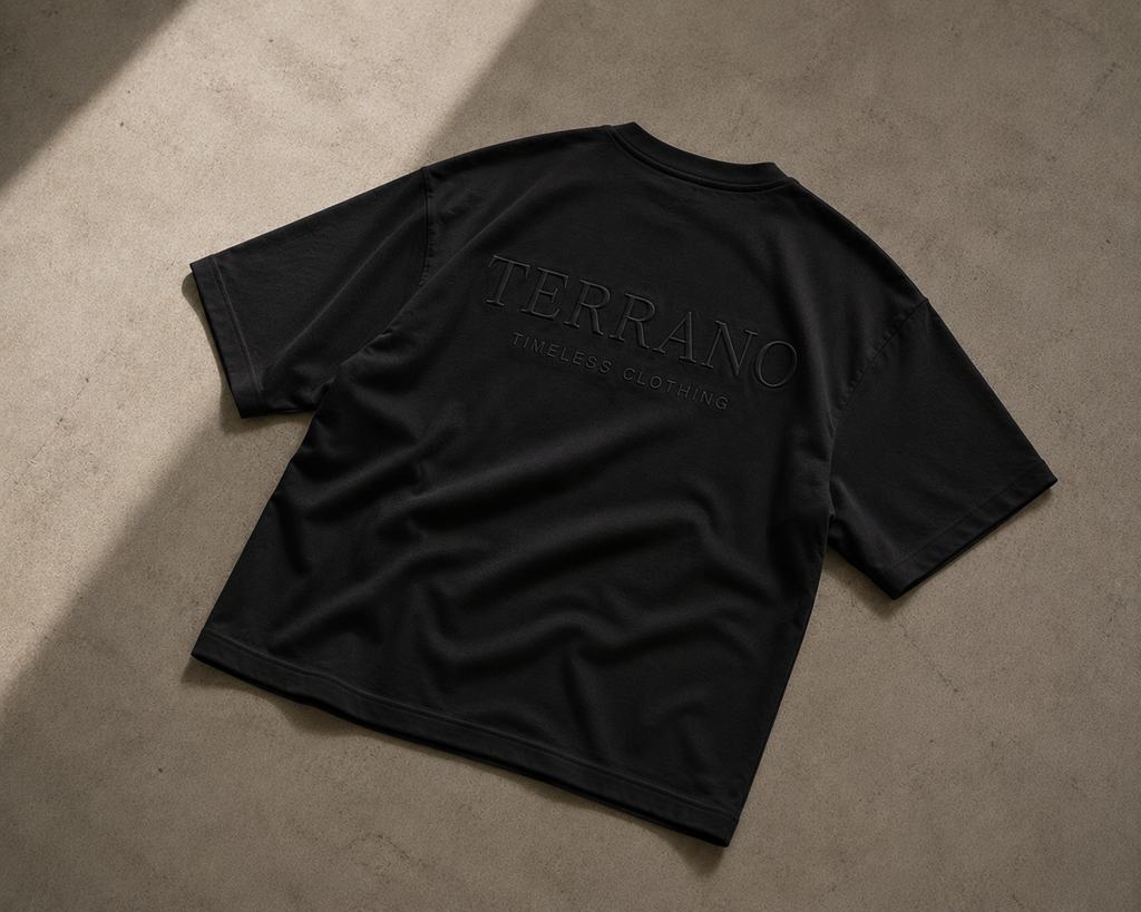 Signature Oversized Tee – Black