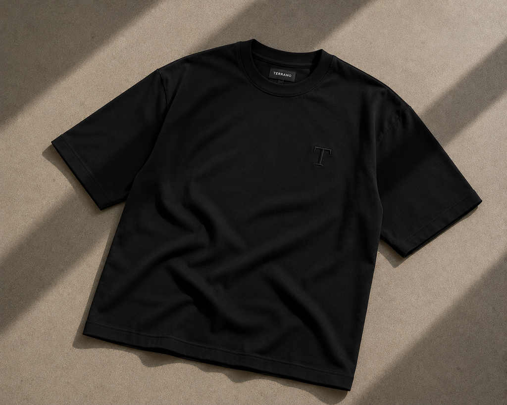 Signature Oversized Tee – Black