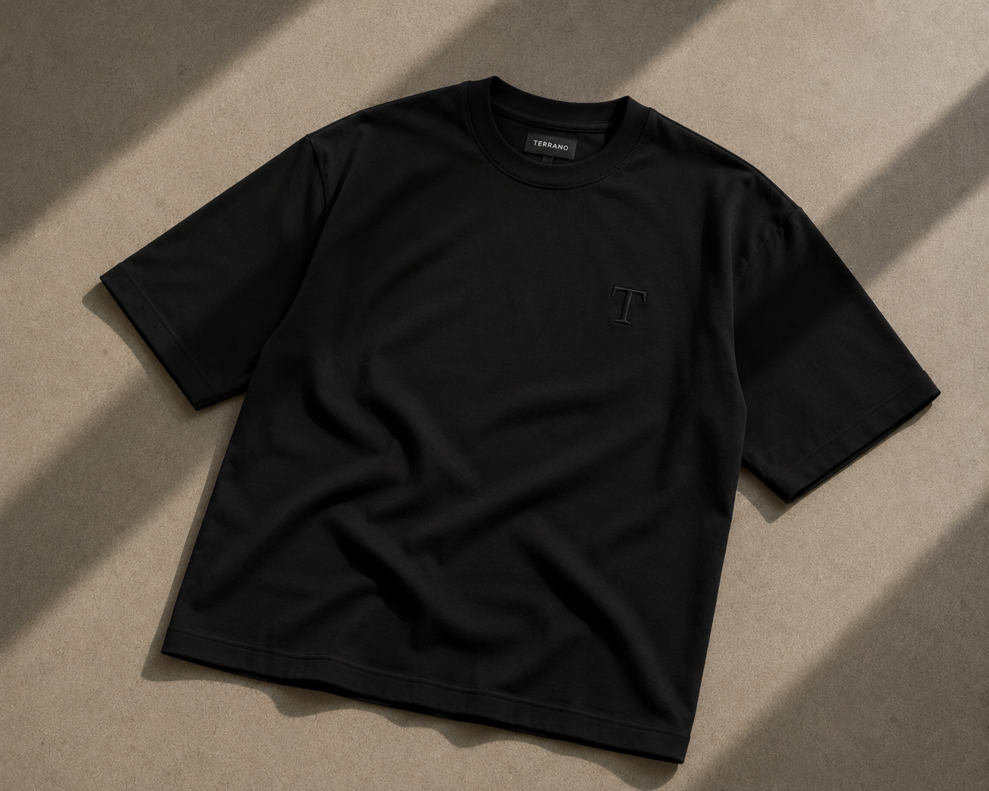 Signature Oversized Tee – Black
