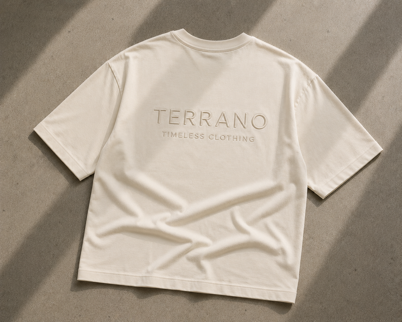 Signature Oversized Tee - Cream