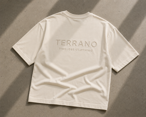 Signature Oversized Tee - Cream
