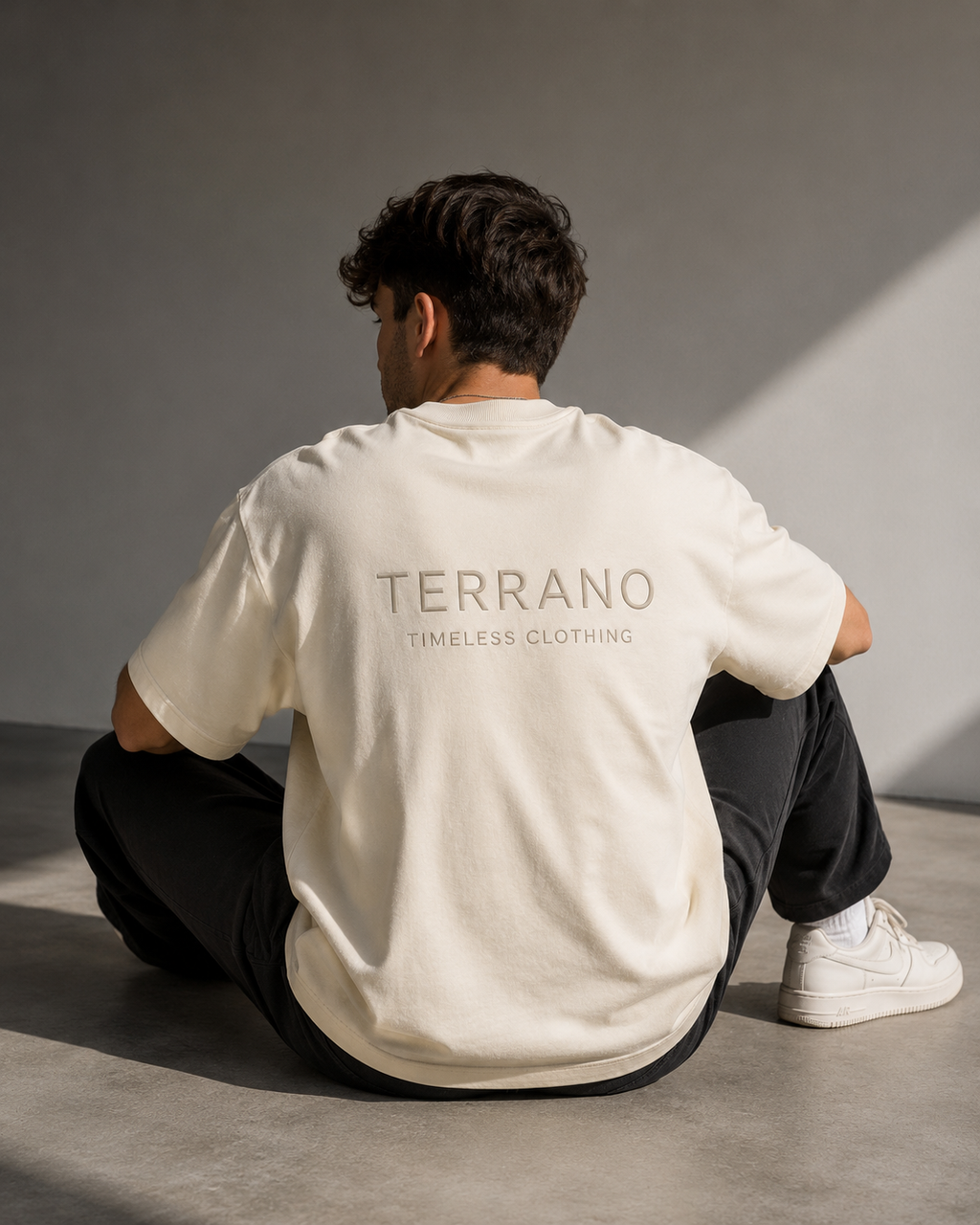 Signature Oversized Tee - Cream