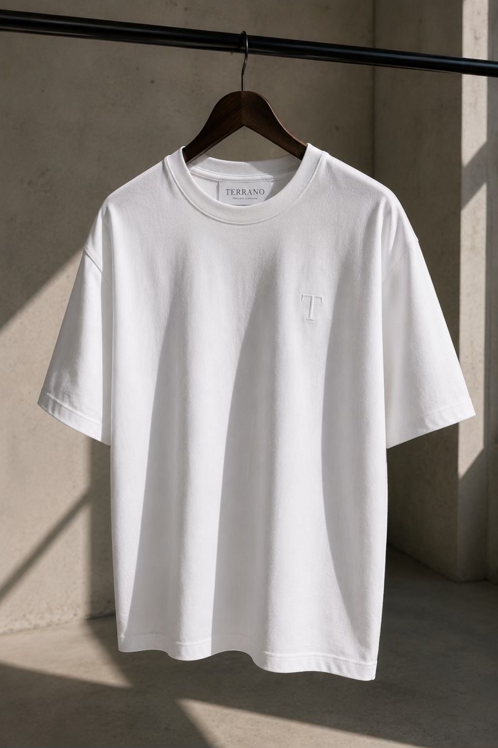 Signature Oversized Tee – White