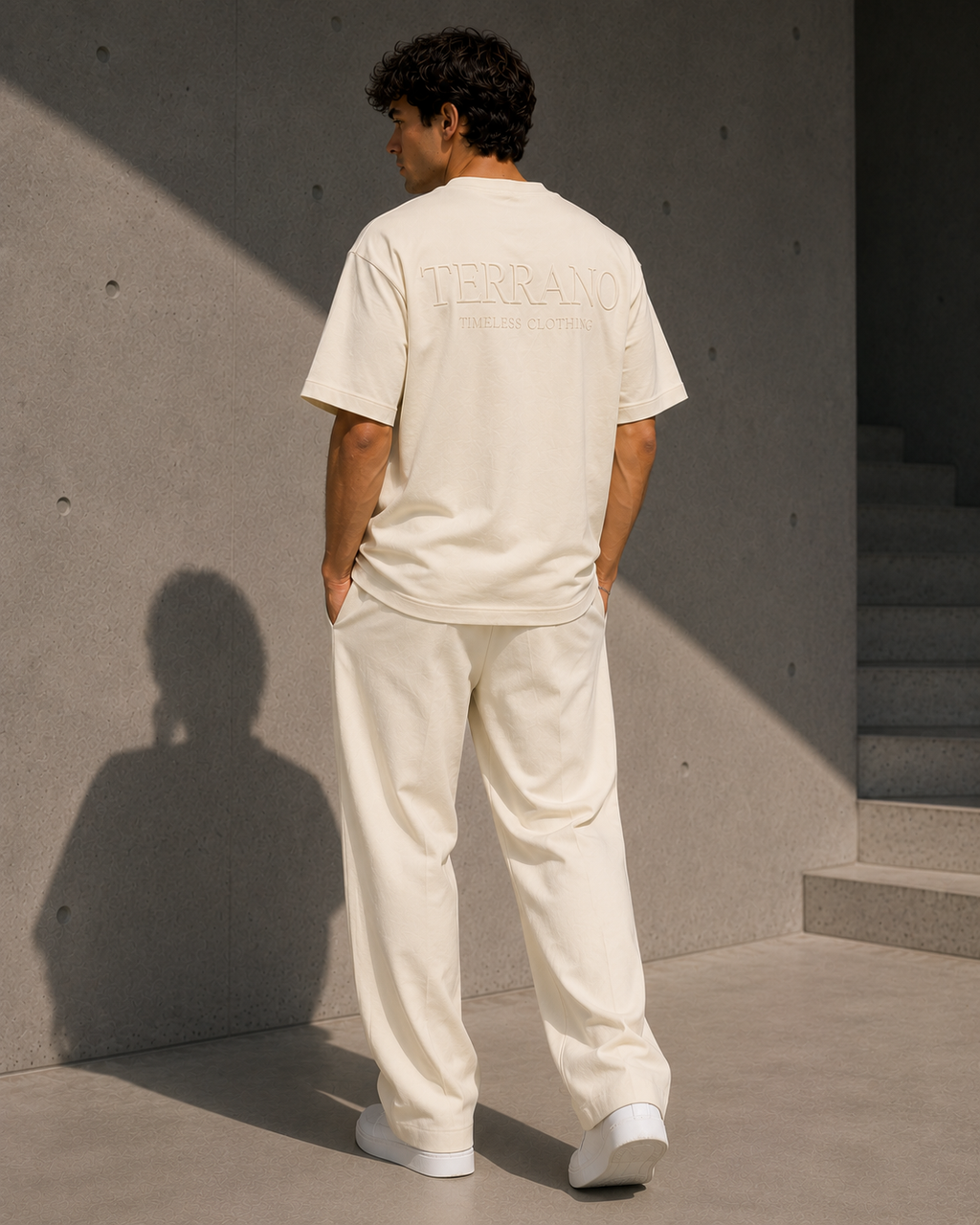 Signature Oversized Tee - Cream
